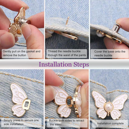 2-Pack Detachable Butterfly Clips🦋